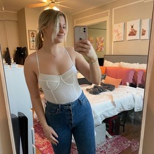 Princess polly white bodysuit